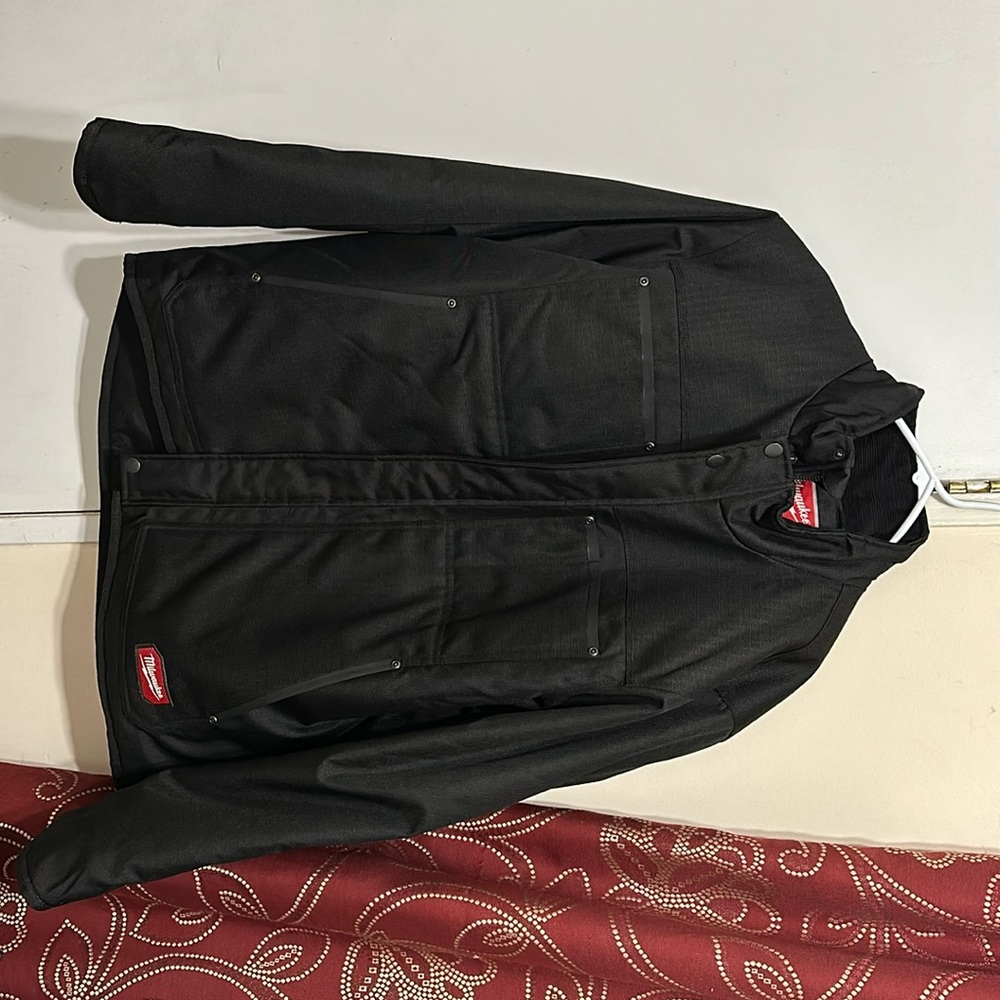 Milwaukee tool jacket. Heavy duty material, Water resistant, for work or casual